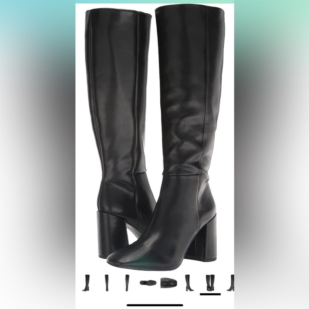 Unworn Discontinued Madden Girl Knee High Leather Black Boots! Can’t buy!